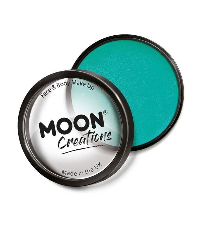 Moon Creations Pro Face Paint Cake Pot - Turquoise