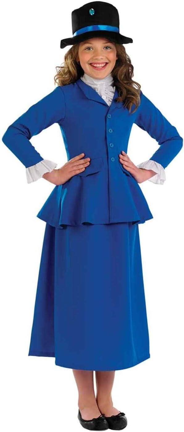 Child Mary Poppins Girl's Fancy Dress Costume