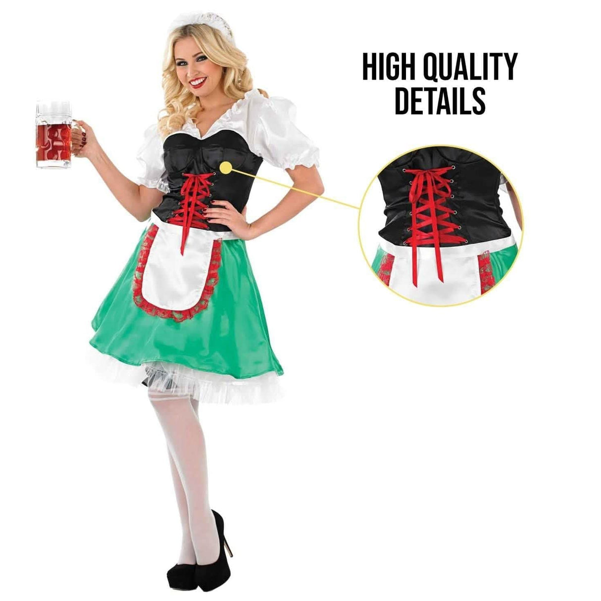 Women's Sexy Bavarian Oktoberfest Costume - S