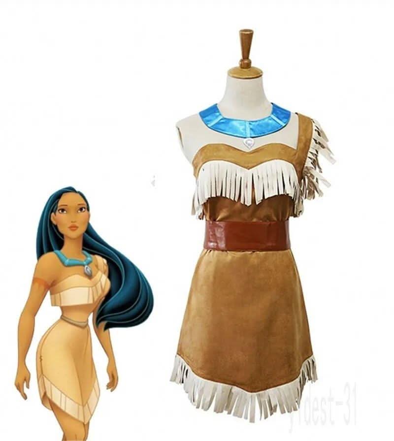 Women's Native Beauty Pocahontas Indian Costume - XS