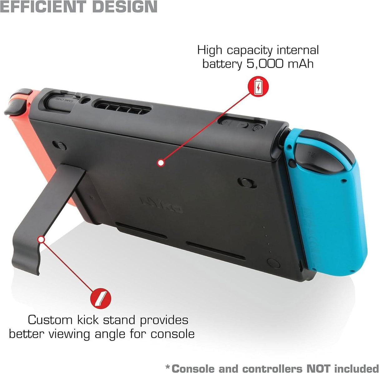 Nyko Power Pak 5000mAh for Nintendo Switch with USB-C Cable
