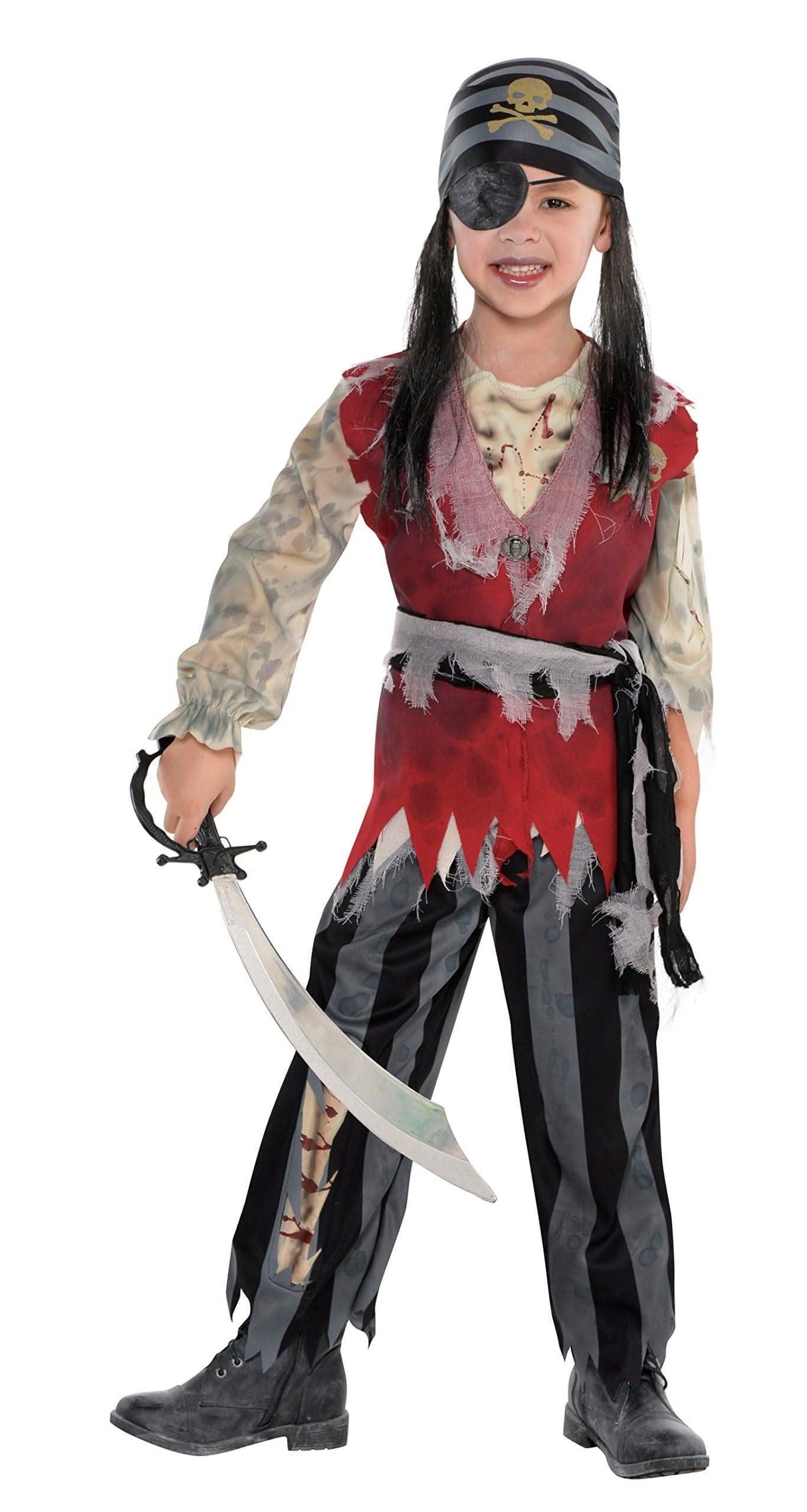 Child Cutthroat Corpse Pirate costume - 8-10 Years