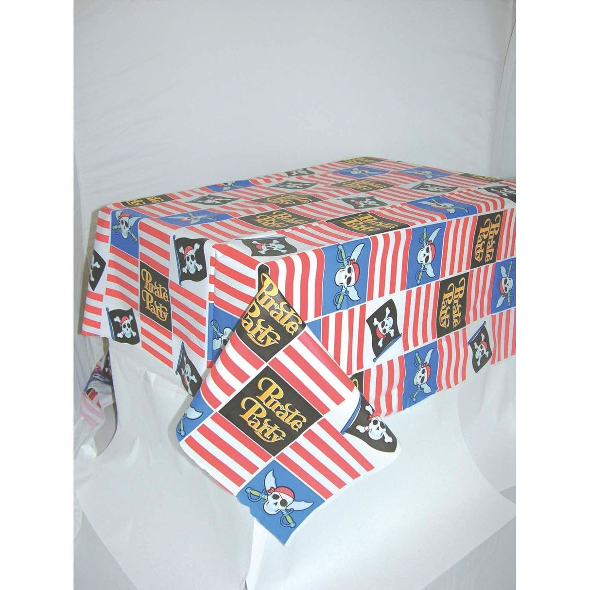 Kids Colourful Pirate Party Tablecover