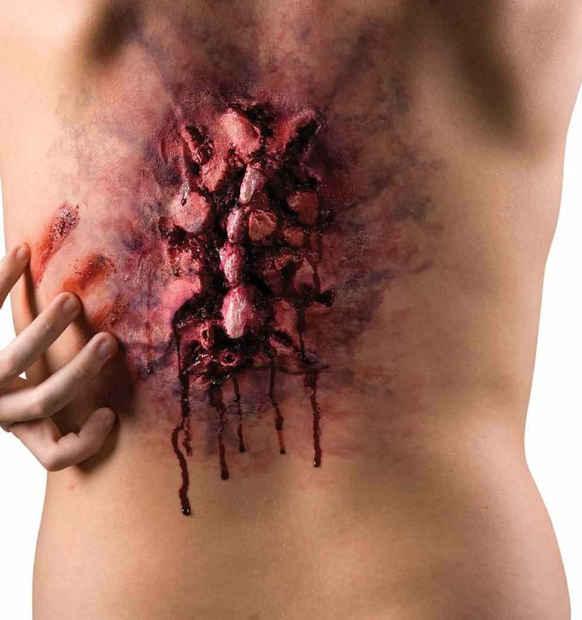 Back Ache Prosthetic Wound Make up