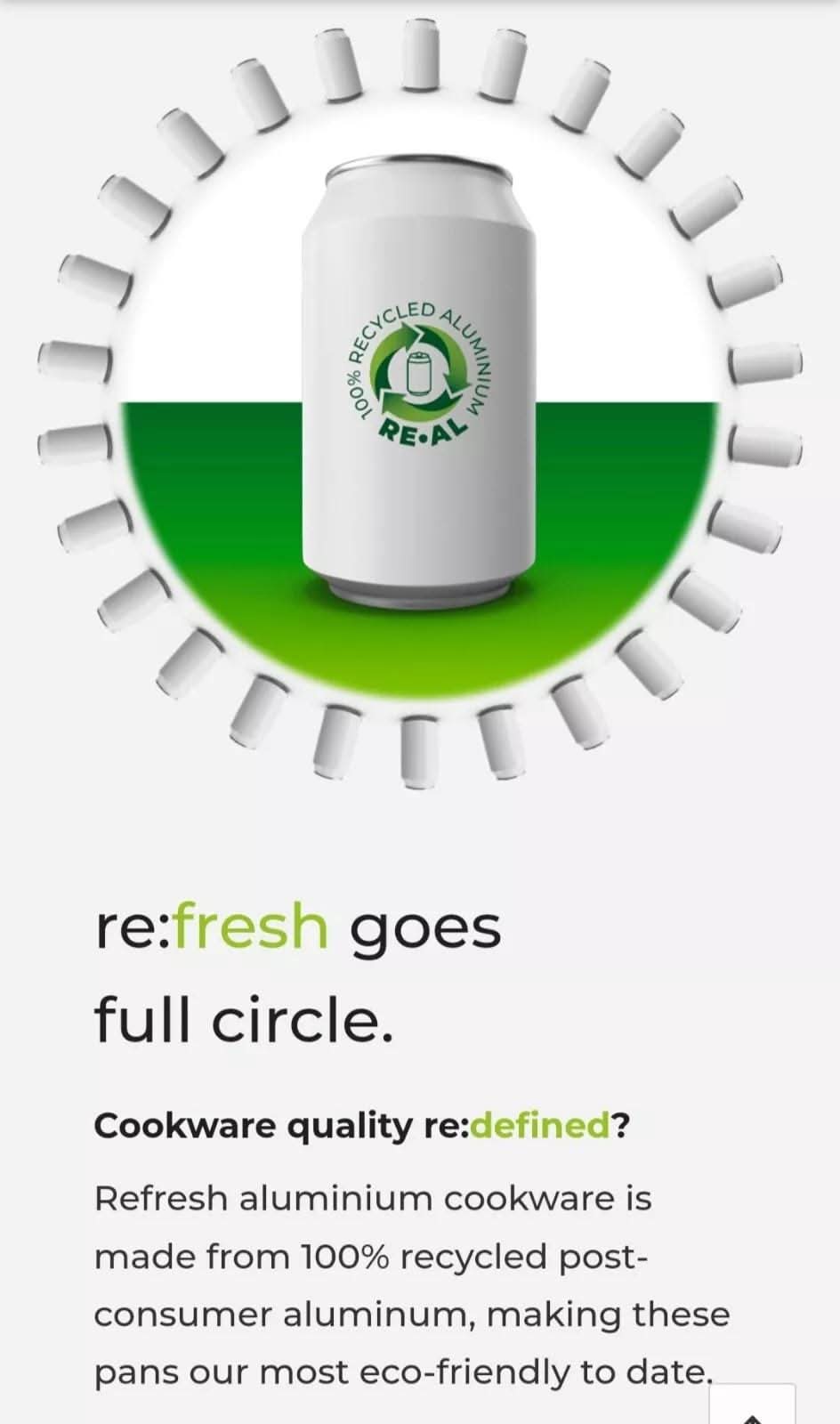 Re:Fresh Saucepan 16cm Recycled Aluminium 1.5Litres