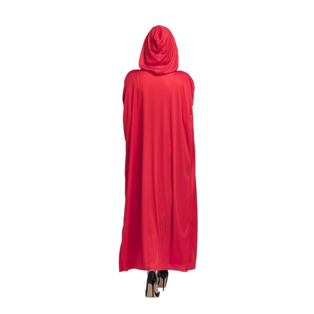 Boland Cape with Hood Red Fancy Dress Halloween Unisex 180cm