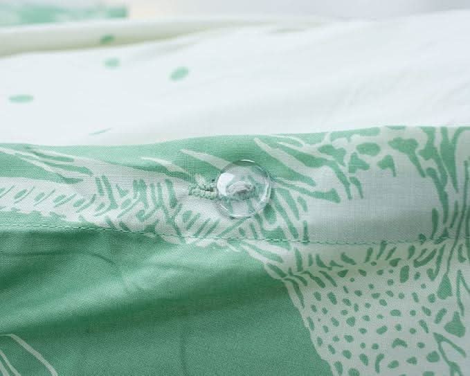 Creative Cloth Moorland Birds Reversible Duvet – Green