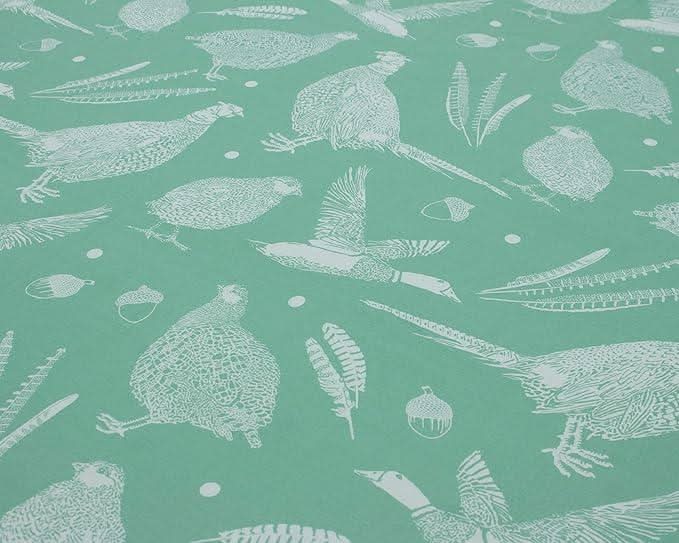 Creative Cloth Moorland Birds Reversible Duvet – Green