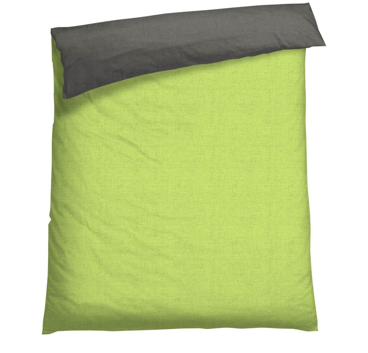 Schiesser Reversible Double Duvet – Silver/Green
