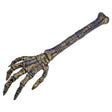 Rubies ghost hand Halloween decoration by Fancy Dress gold and black skeletal hand prop