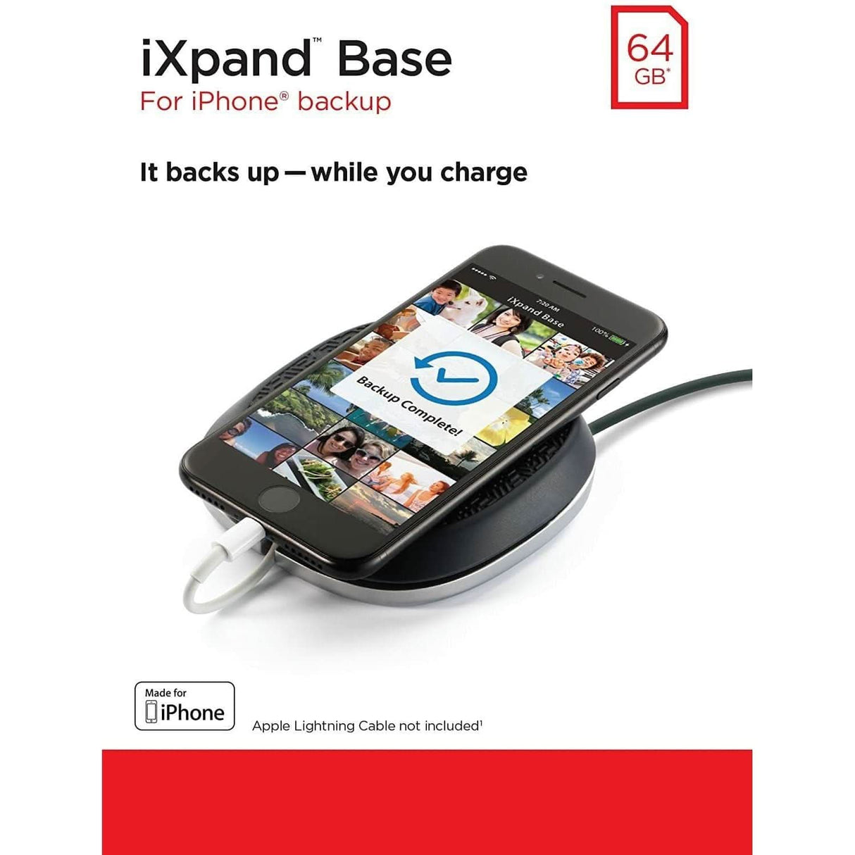 SANDISK iXpand Storage Drive Charging Base - 64 GB