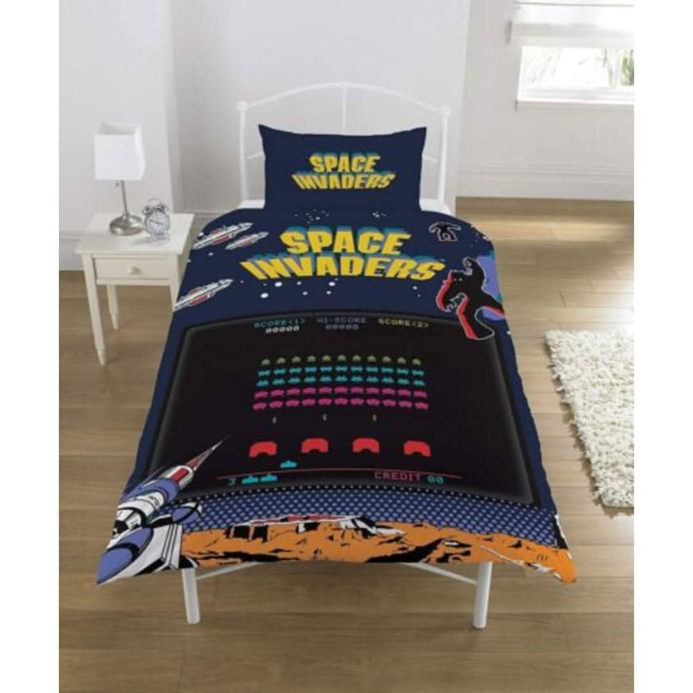 Space Invaders Single Duvet Set
