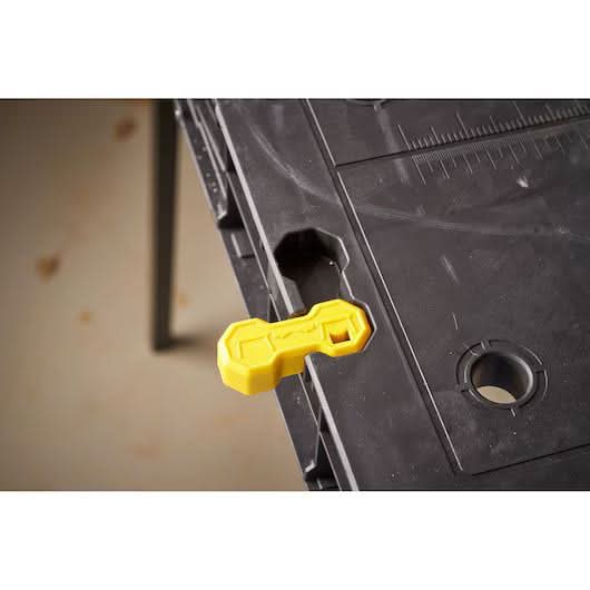 Stanley STST83492-1 Portable Polypropylene Workbench Max Load 320 kg Black