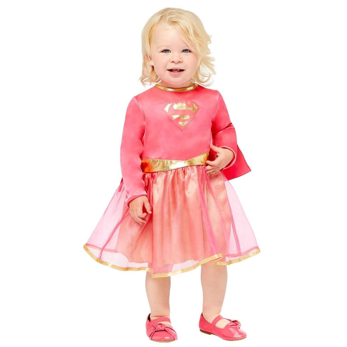 Toddler Pink Super girl Costume - 12-18 Months