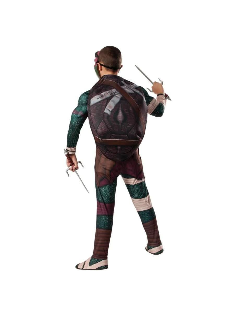 Child Teenage Mutant Ninja Turtles Movie Deluxe Raphael Costume - L