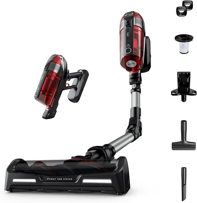 Tefal X-Force Flex 12.60 Car Cordless Stick Vacuum Cleaner TY98A1GO Black and Red