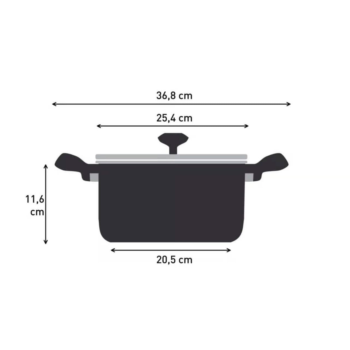 Tefal So Recycled Pot, 24cm, 4.6L - Induction Safe