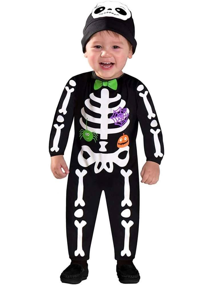 Toddler Skeleton Bones Halloween Costume - 6-12 Months
