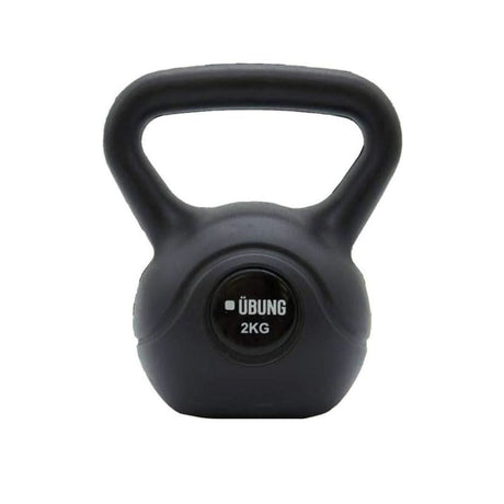 Calitek 2kg fitness kettlebell in black for strength training and home workouts