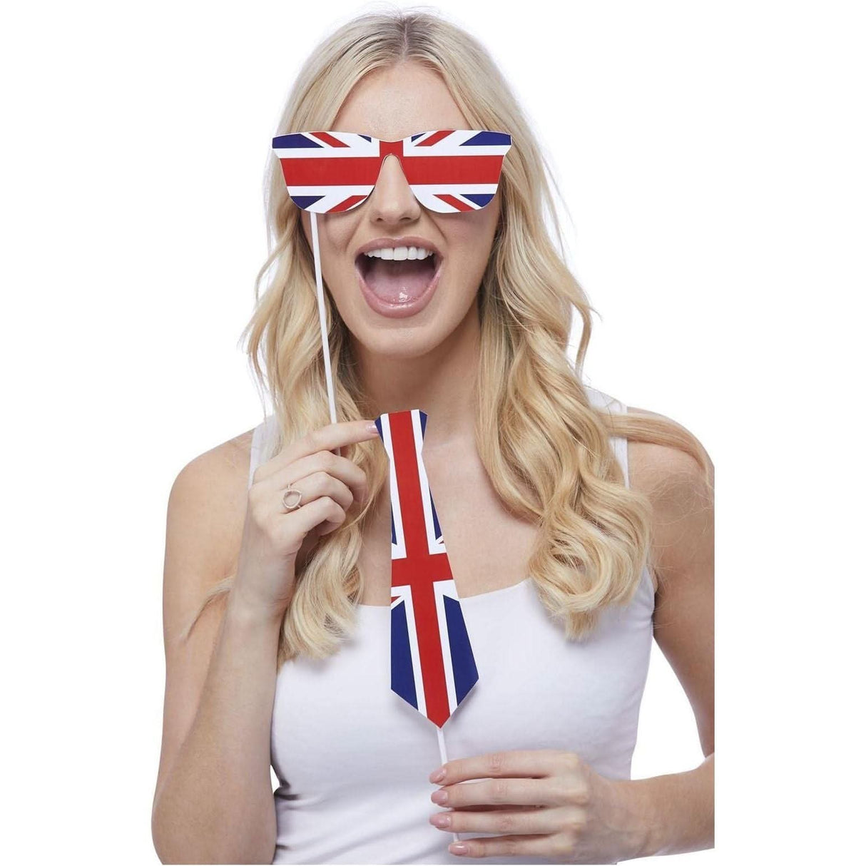 Smiffys Union Jack Jubilee Tableware Props