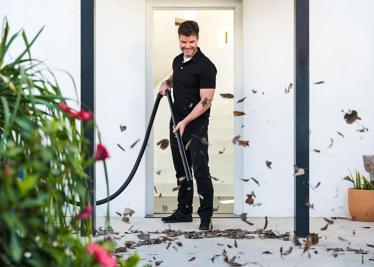 Nilfisk Buddy II Wet and Dry Vacuum for Indoor & Outdoor 18L 1200W Blue