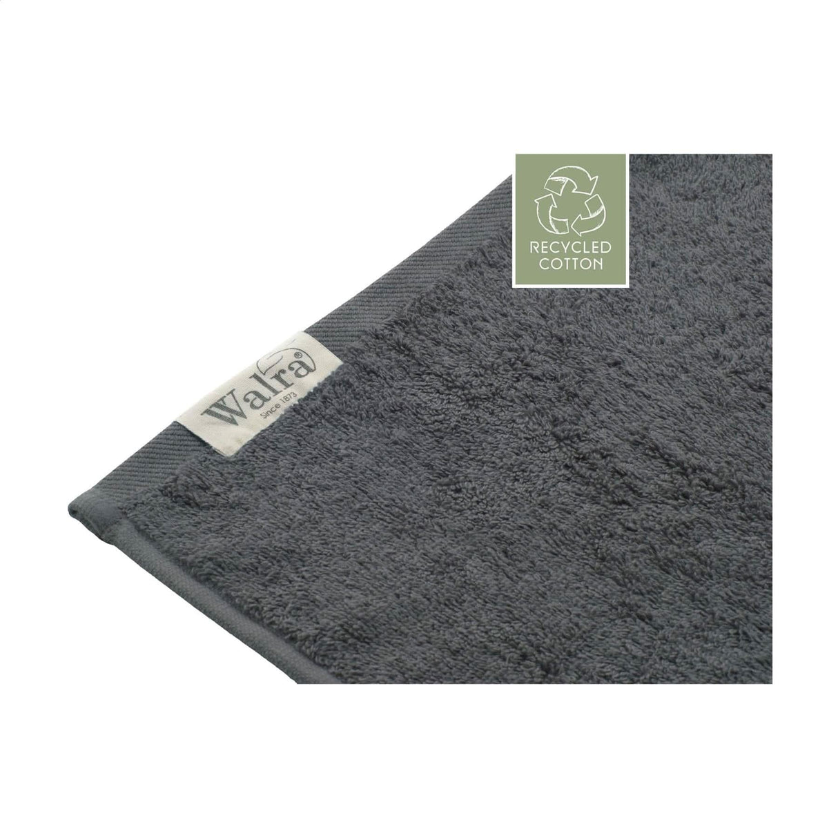 Walra Soft Cotton Bath Towels x 10 - Anthracite