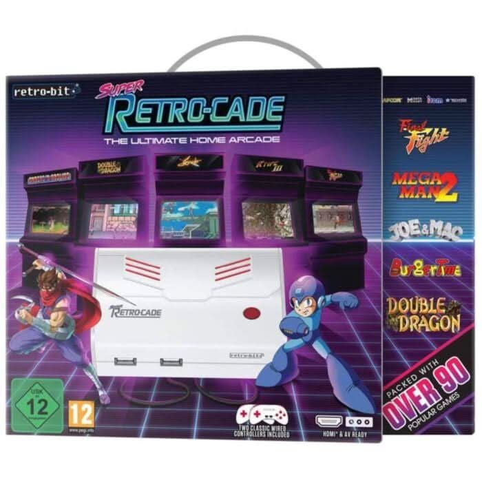 Walra Retro-bit Super Retro-Cade Console Over 90 Games