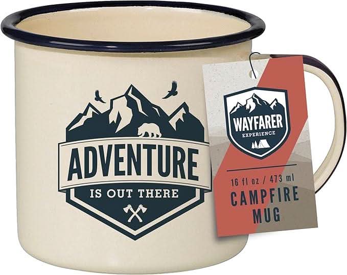 Wayfarer's Campfire Enamel Mug Cream 473ml
