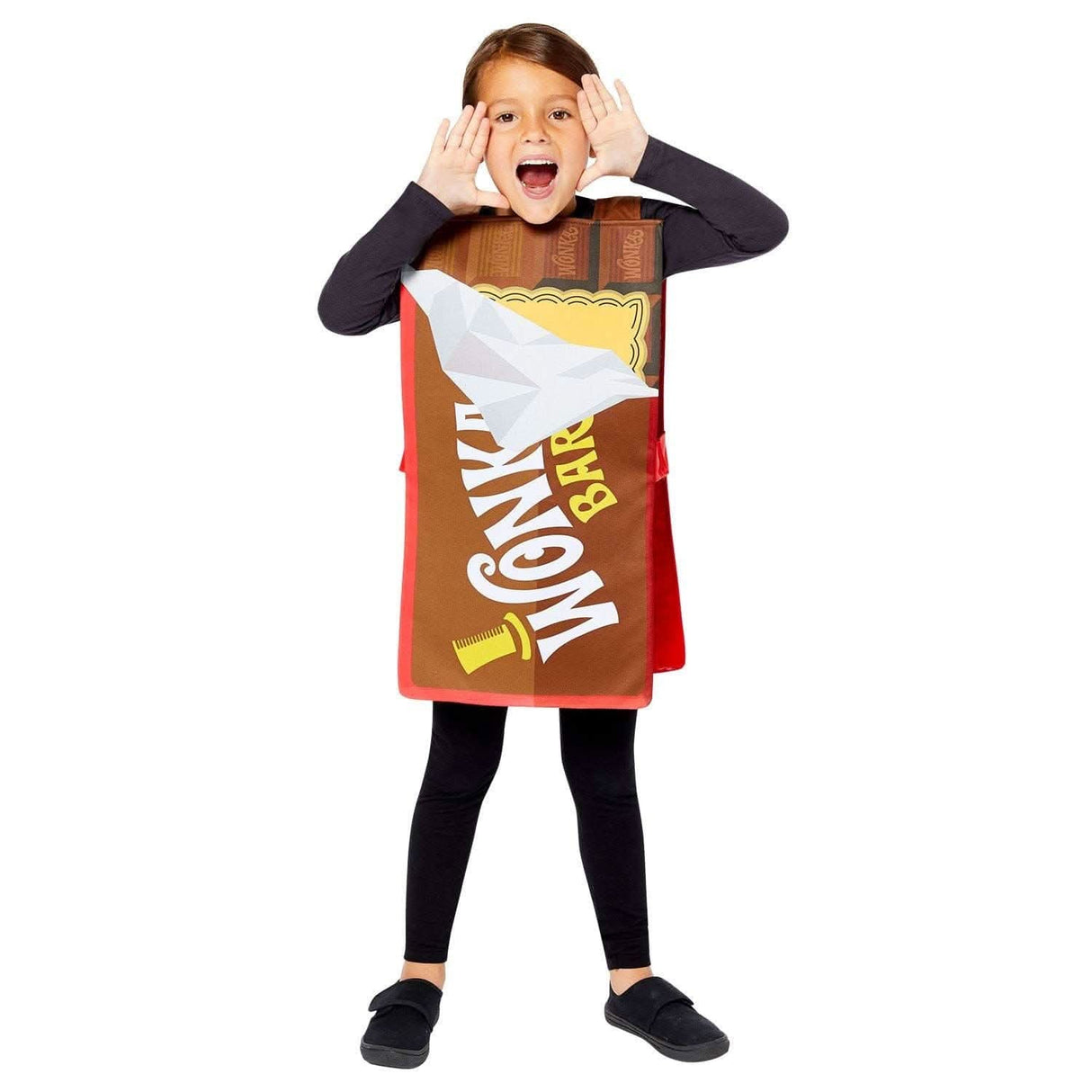 Willy Wonka Chocolate Bar Costume - 8-12Yrs