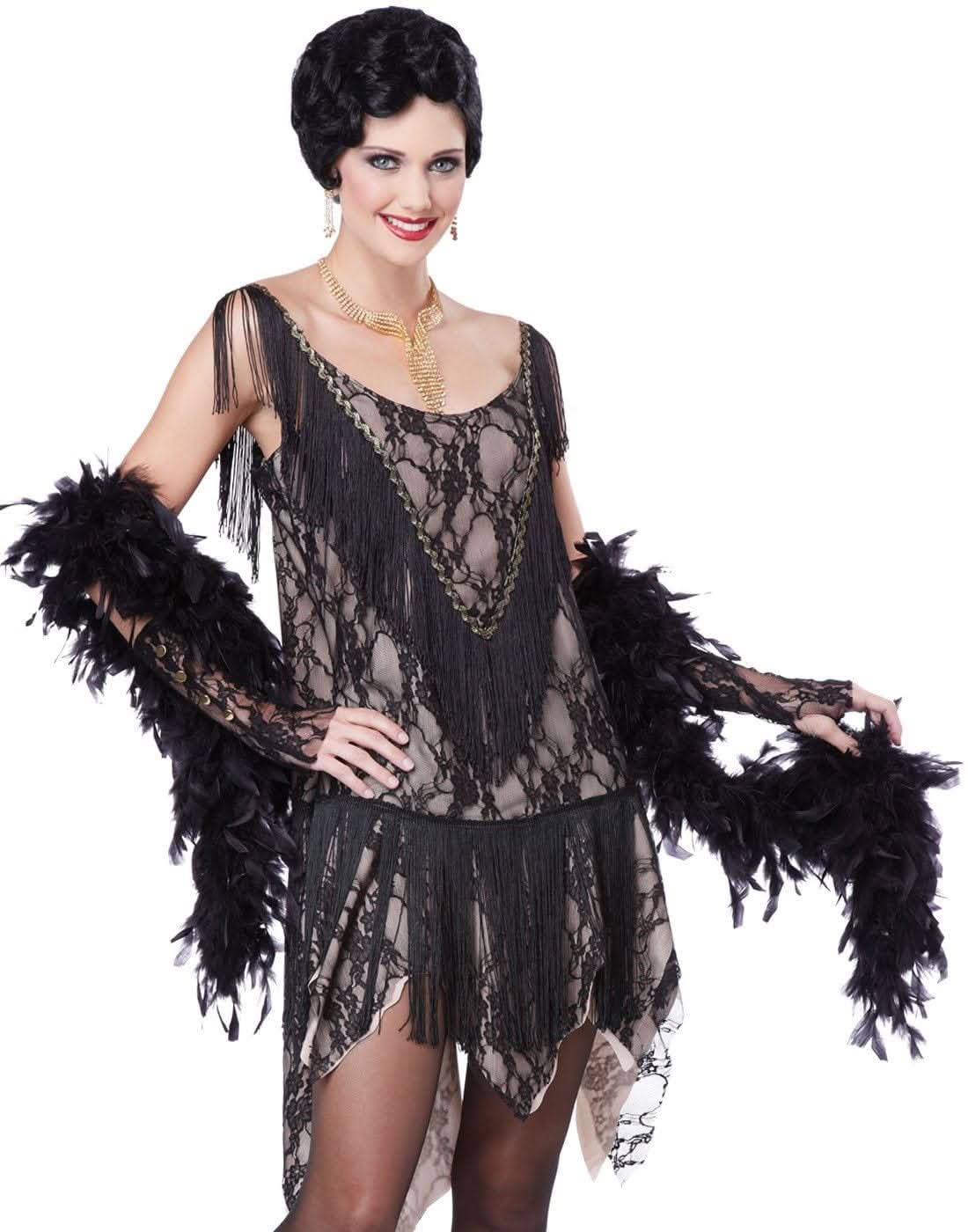 Women's 1920s Gatsby Gal Gangster Fancy Dress Costume