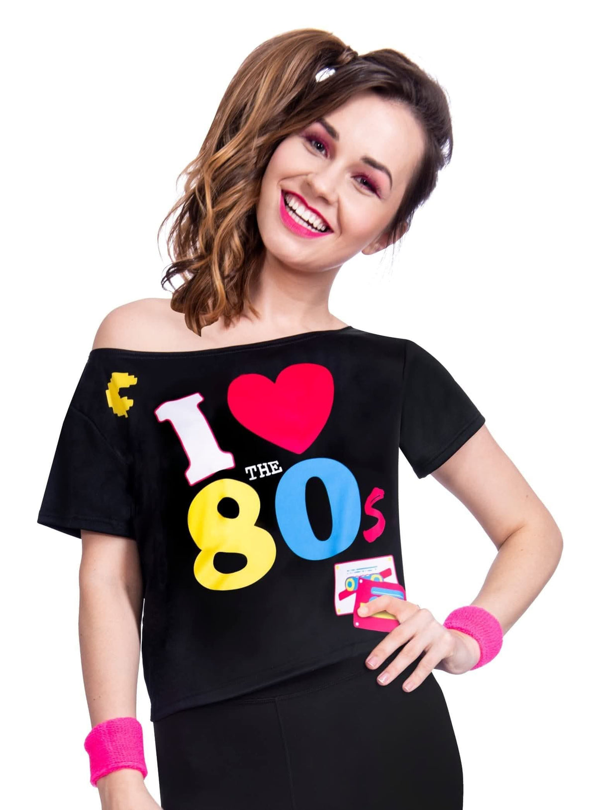 Women's 'I Love the 80s' T-Shirt - S