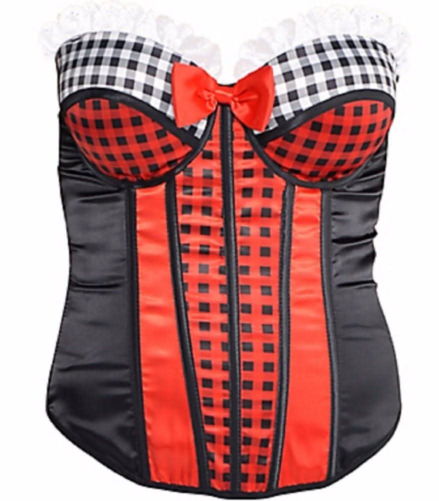 Women's Red Riding Hood Corset Costume - S/M