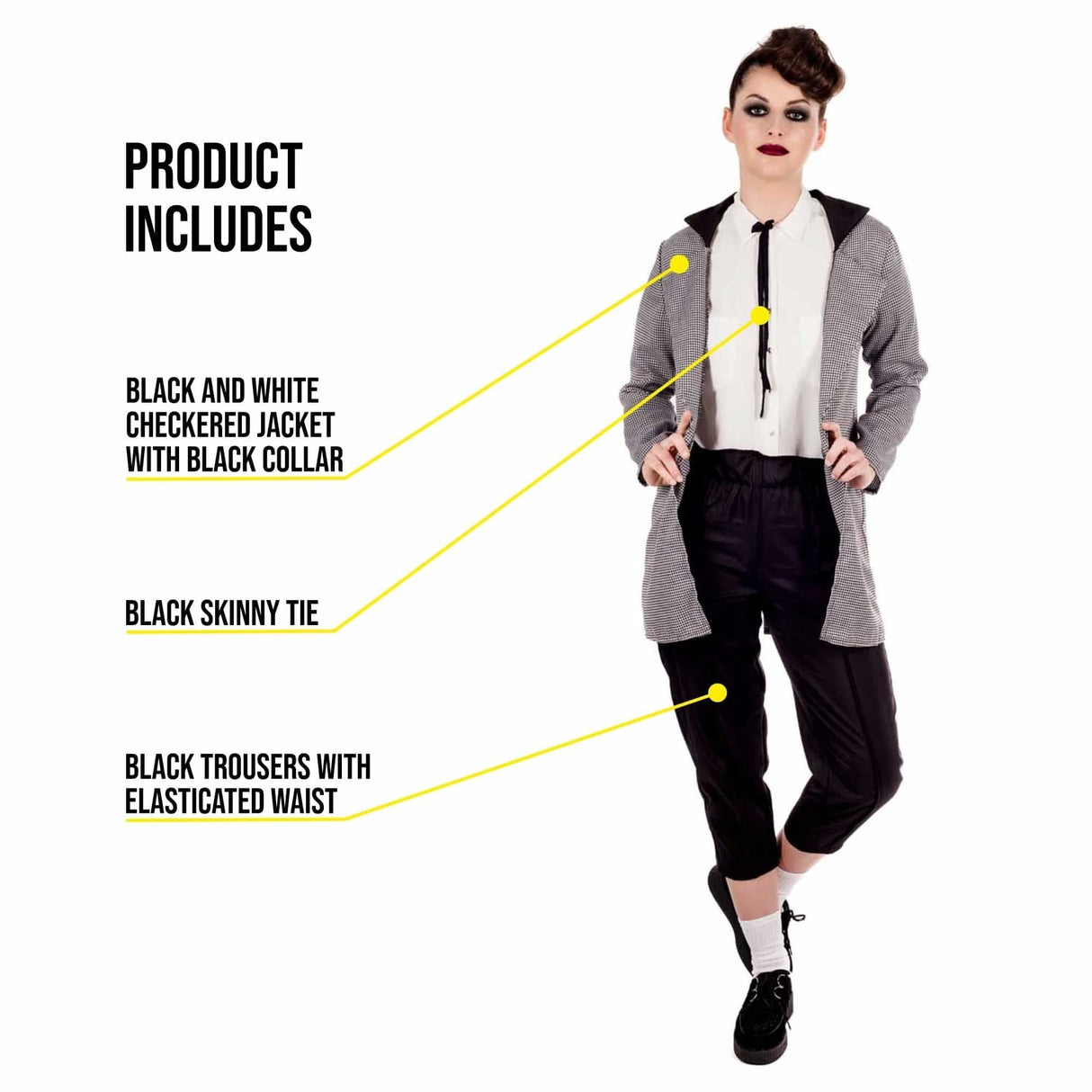 Women's Teddy Girl Fancy Dress Costume - S