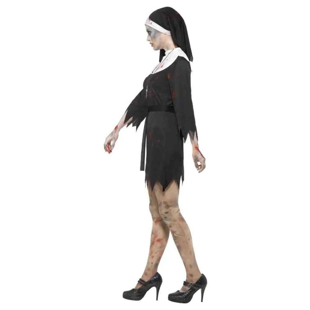 Women's Zombie Sister Nun Costume - XL