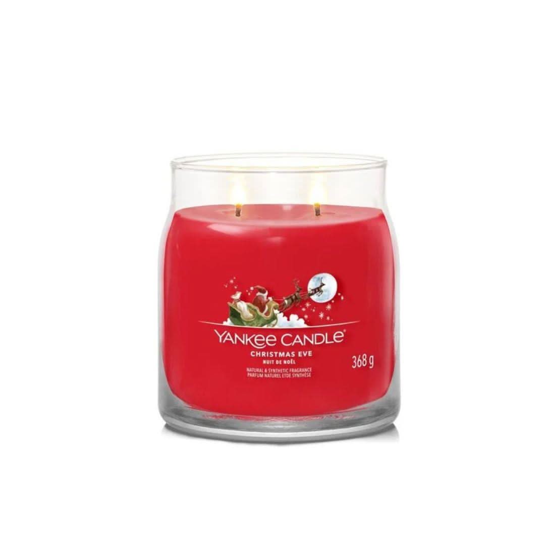 Yankee Candle Signature Christmas Eve Scent Medium Jar Red 368g