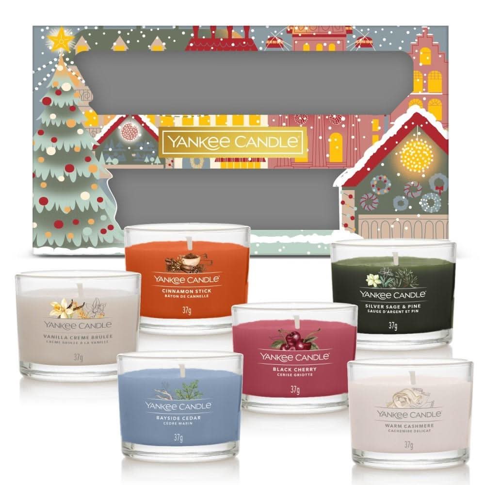 Yankee Candle 6 Piece Gift Set Christmas Votives