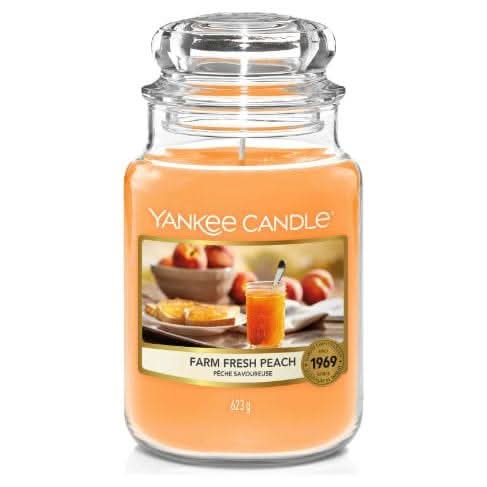 Yankee Candle Farm Fresh Peach - Large Jar