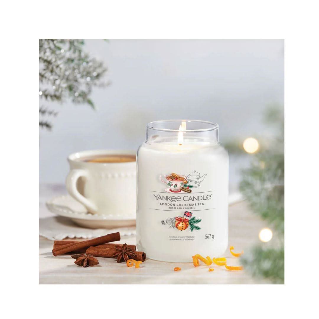 Yankee Candle Signature London Christmas Tea Large Jar 567g