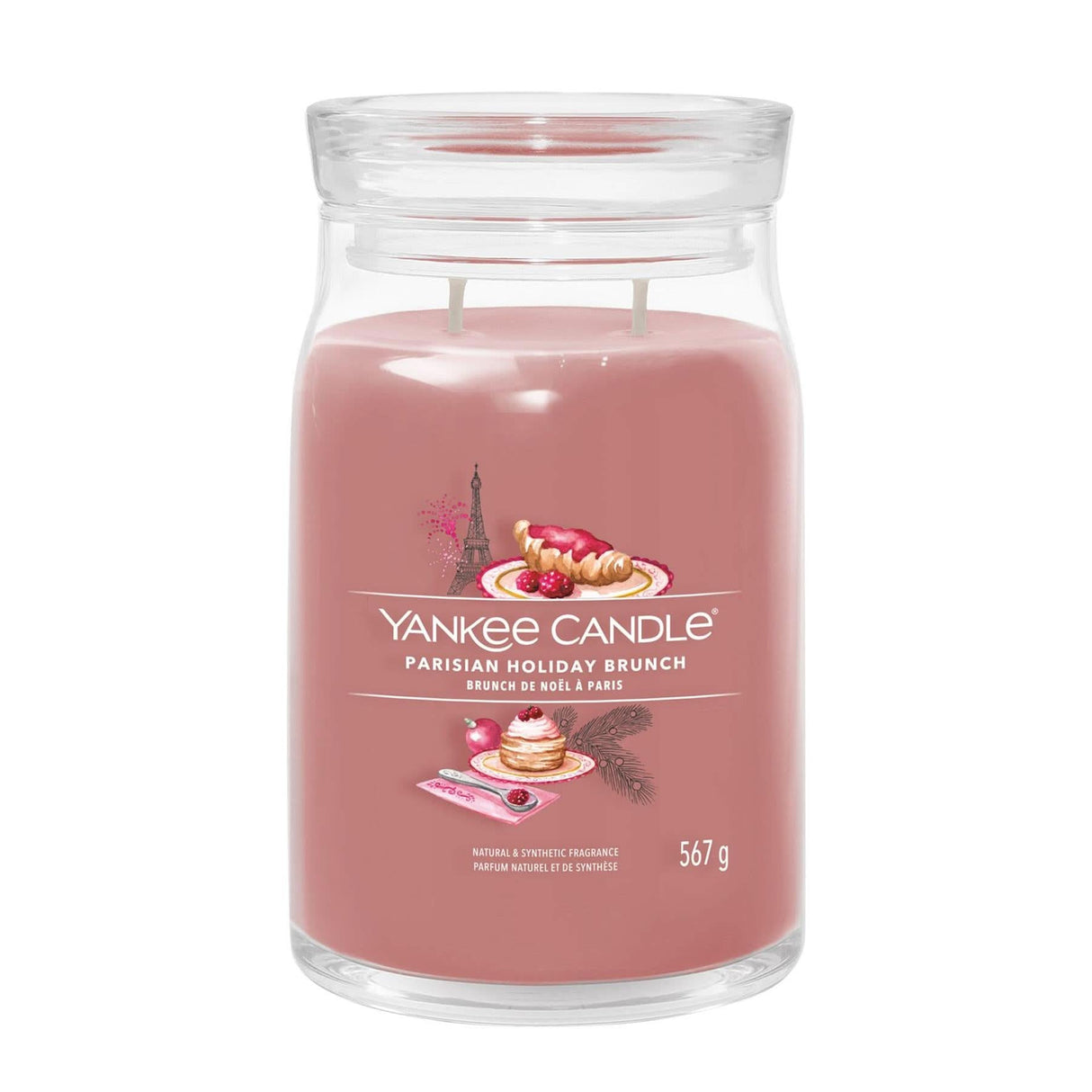 Yankee Candle Signature Parisian Holiday Brunch Large Jar Pink 567g