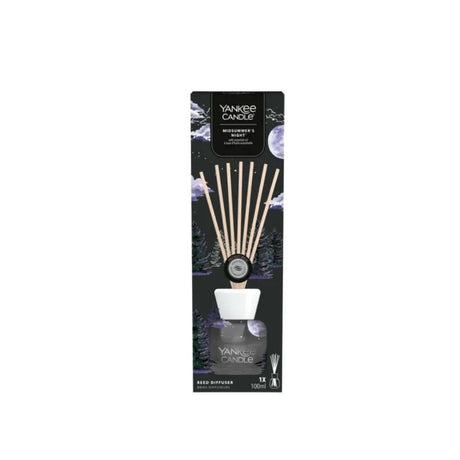 Yankee Candle reed diffuser MidSummer's Night scent with diffuser sticks in elegant packaging