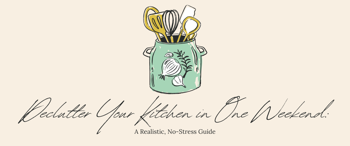 Declutter Your Kitchen in One Weekend: A Realistic, No-Stress Guide