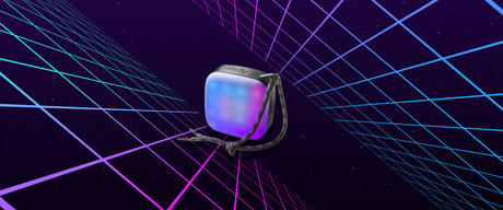 Stylish portable speaker with colorful lights