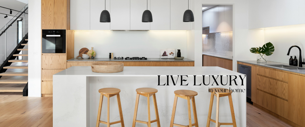 Modern kitchen design showcasing budget-friendly home makeover tips with stylish decor and lighting