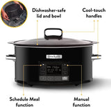 Crockpot TimeSelect 5.6L Digital Slow Cooker CSC093 Black