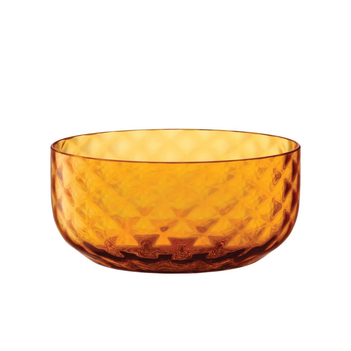 LSA Dapple Bowl Diameter 12cm Sun Amber