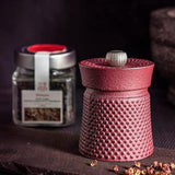 Peugeot Bali Fonte Pepper Mill Cast Iron 8cm Burgundy