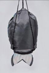 Girls Reversible Sequin Fishtail Drawstring Bag Trainer Bag PE Bag