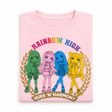 Rainbow High Girls' 2 Piece Pyjama Set Size 9-10 Years pink