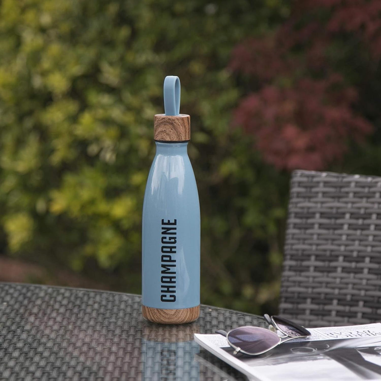 Insulated Stainless Steel 500ml Water Bottle Hot and Cold Blue