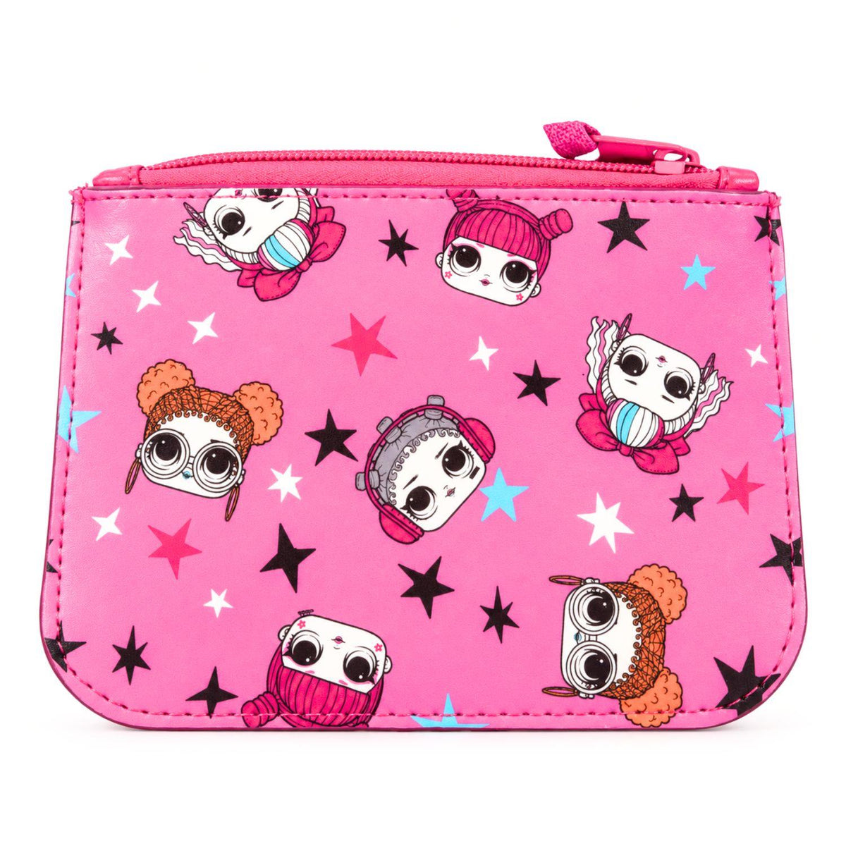 L.O.L. Surprise! Girls Zip-Up Coin Purse Pink